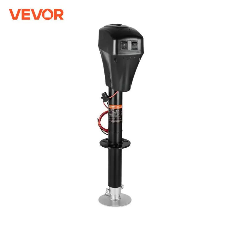 5000Lbs Electric Trailer Jack RVs Electric Power Tongue Jack with 2 Way Connector & Crank Handle 10"-28.3" Lift for Camper