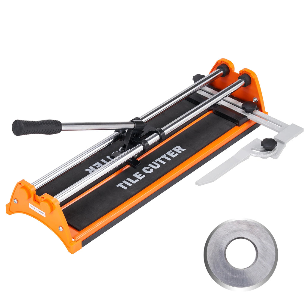 Manual Tile Cutter Laser Positioning Single Rails W/ Supporting Feet Professional Push Knife for Cutting Ceramic Porcelain