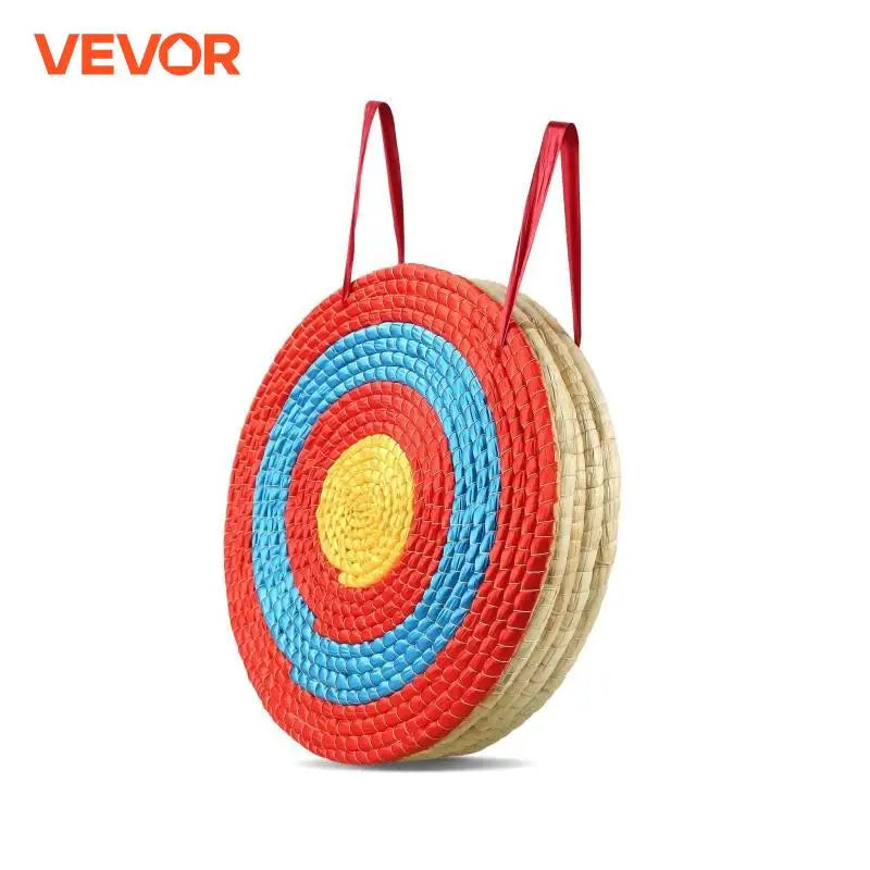 20in Traditional Solid Straw Round Archery Target Shooting Bow Coloured Rope Target 3/5 Layer for Shooting Practice