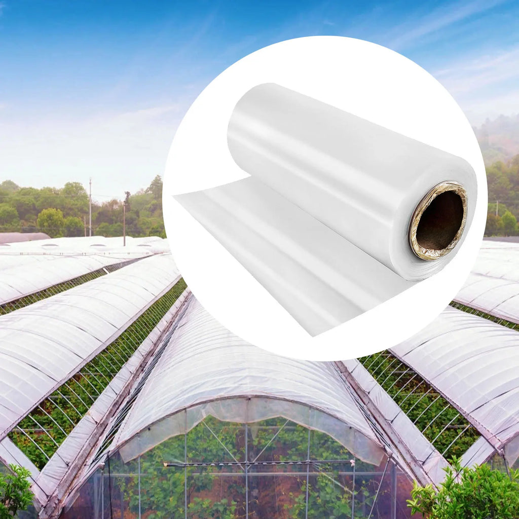 Greenhouse Film Outdoor Greenhouse Film Clear Plastic Film UV Resistant Polyethylene Film Keep Warming Strength Toughness