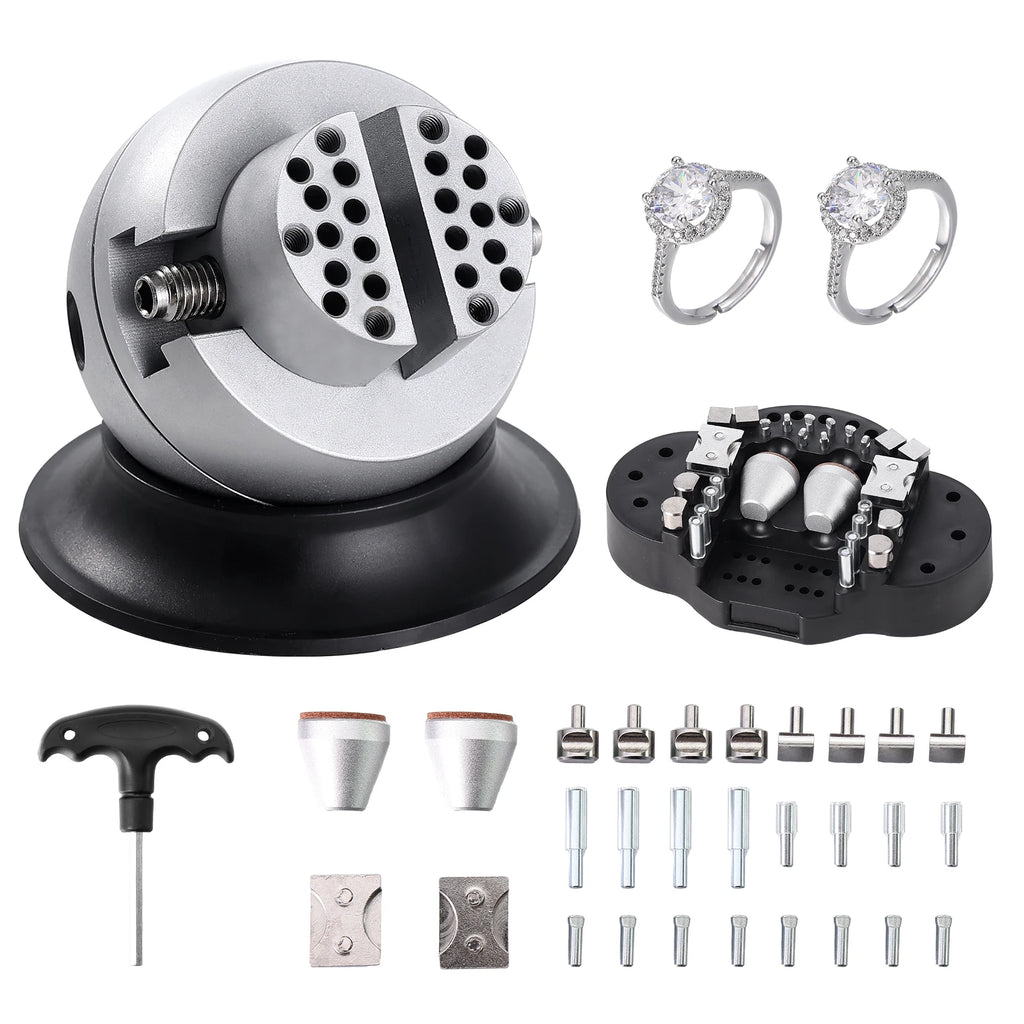 Ball Vise 3" 5" Engraving Setting Tool Standard Rotation Engraving Block Vise Attachment Jewelry Engraving Block Tools