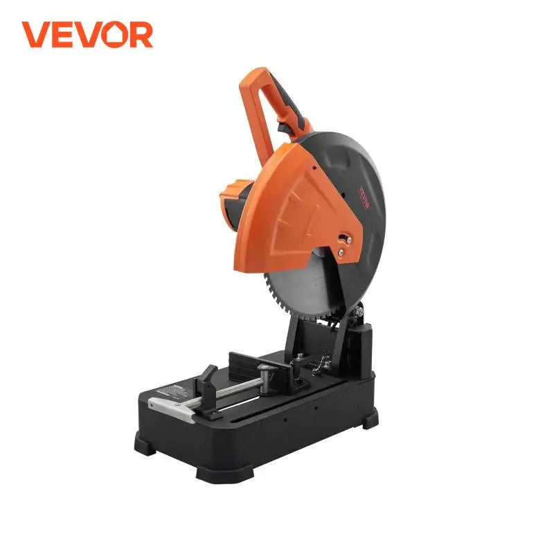 2800W Chop Saw 14"/355mm Blade Diameter Cut Off Saw 1200RPM Steel Cutting Machine 0-45° Adjustable Dry Cut Chop Saw