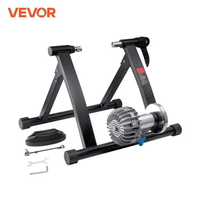 Bike Trainer Stand Fluid Stationary Bike Stand for 26"-29" Wheels Noise Reduction Fluid Flywheel Portable Cycling Stand