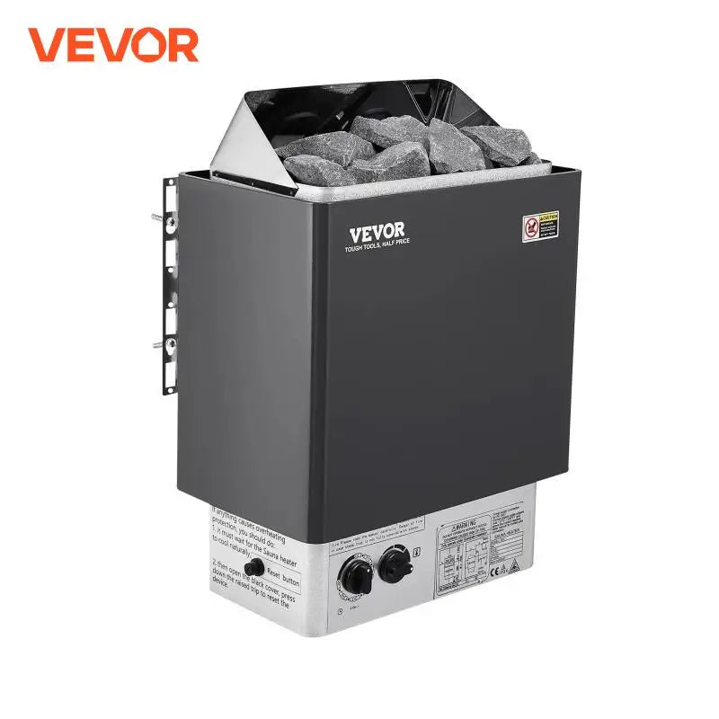 Electric Sauna Heater Stove 3KW Internal Controller Overheating Protection Stainless Steel Spa Sauna Room Steam Generator