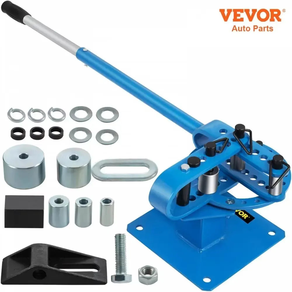 Metal Tube Rod Pipe Bender YP-9 Manual Bench Steel Tube Bending with 7Dies 1-3in  Compact  Flat Bar Rod Brake Bends Tool
