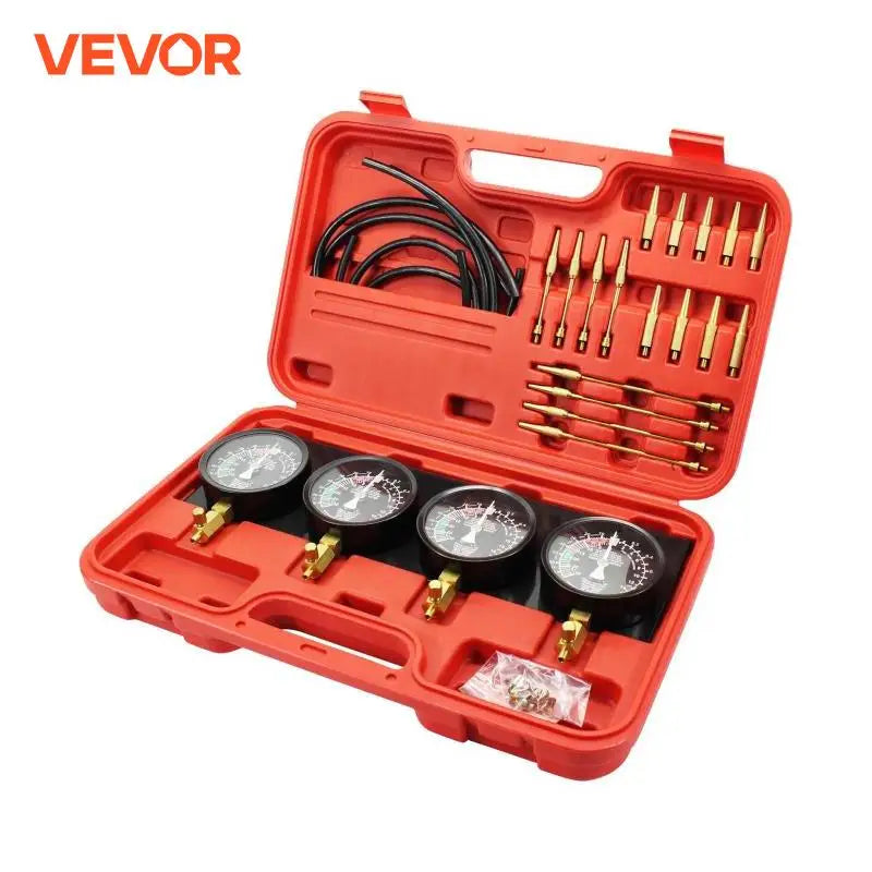 Fuel Vacuum Carburetor Synchronizer Carb Tools sync 4 Gauge Set with Rubber Hose Vacuum Balancer Meter Kit For Motorcycle