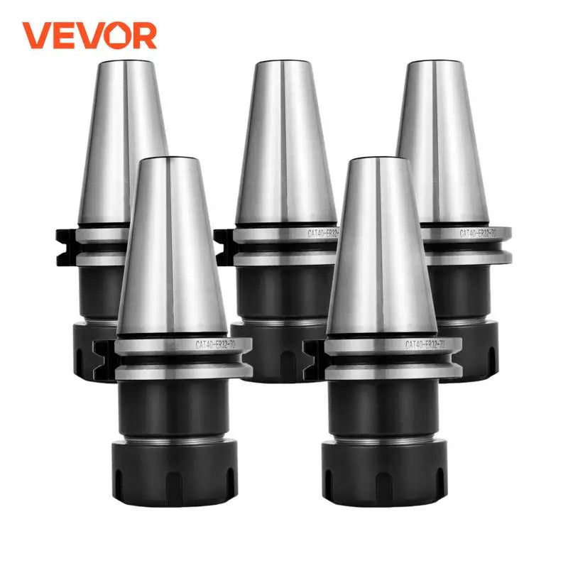 5 PCS Collet Set 5 x ER32-70 Chuck CAT40 ER32 Collet Chuck for CNC Engraving Machine & Milling Lathe Tool (CAT40 ER32)