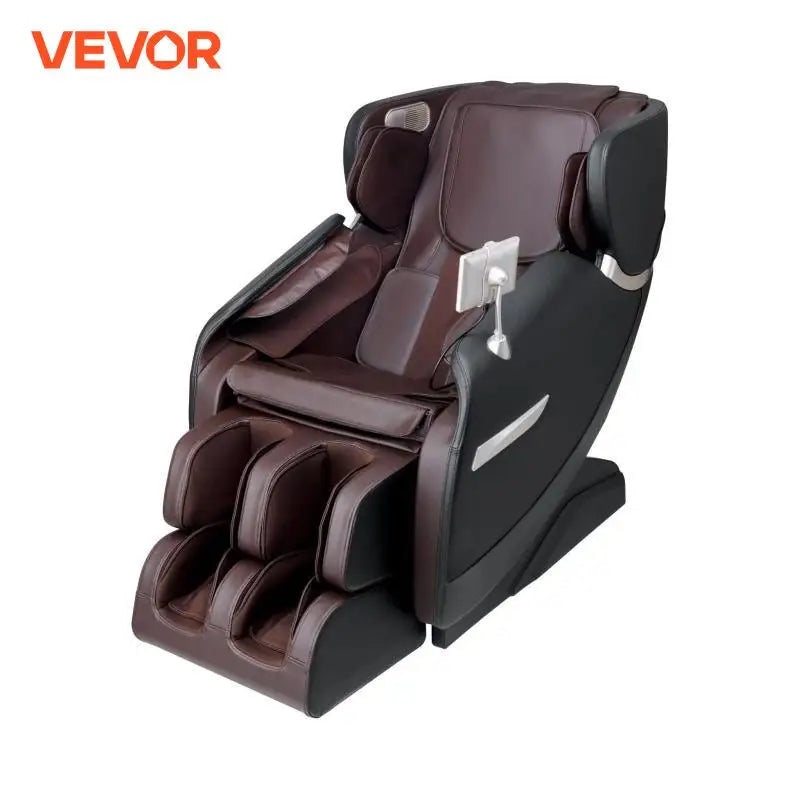 Massage Chair - Full Body Zero Gravity Recliner with Multi Auto Modes 3D Shiatsu Heating Bluetooth Speaker Foot Roller
