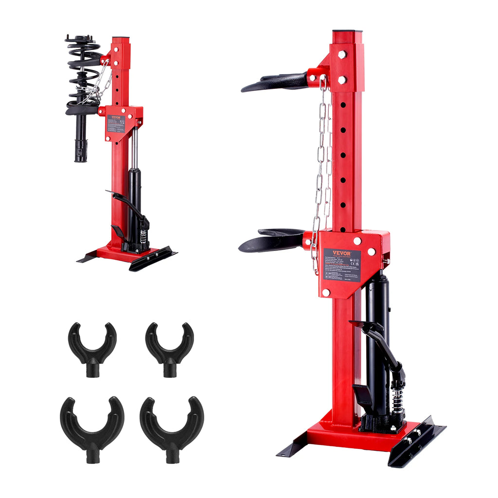 Strut Spring Compressor 4.5 Ton / 9920 LBS Hydraulic Jack 1 Ton Rated Compression Force Auto Strut Coil Spring Compressor