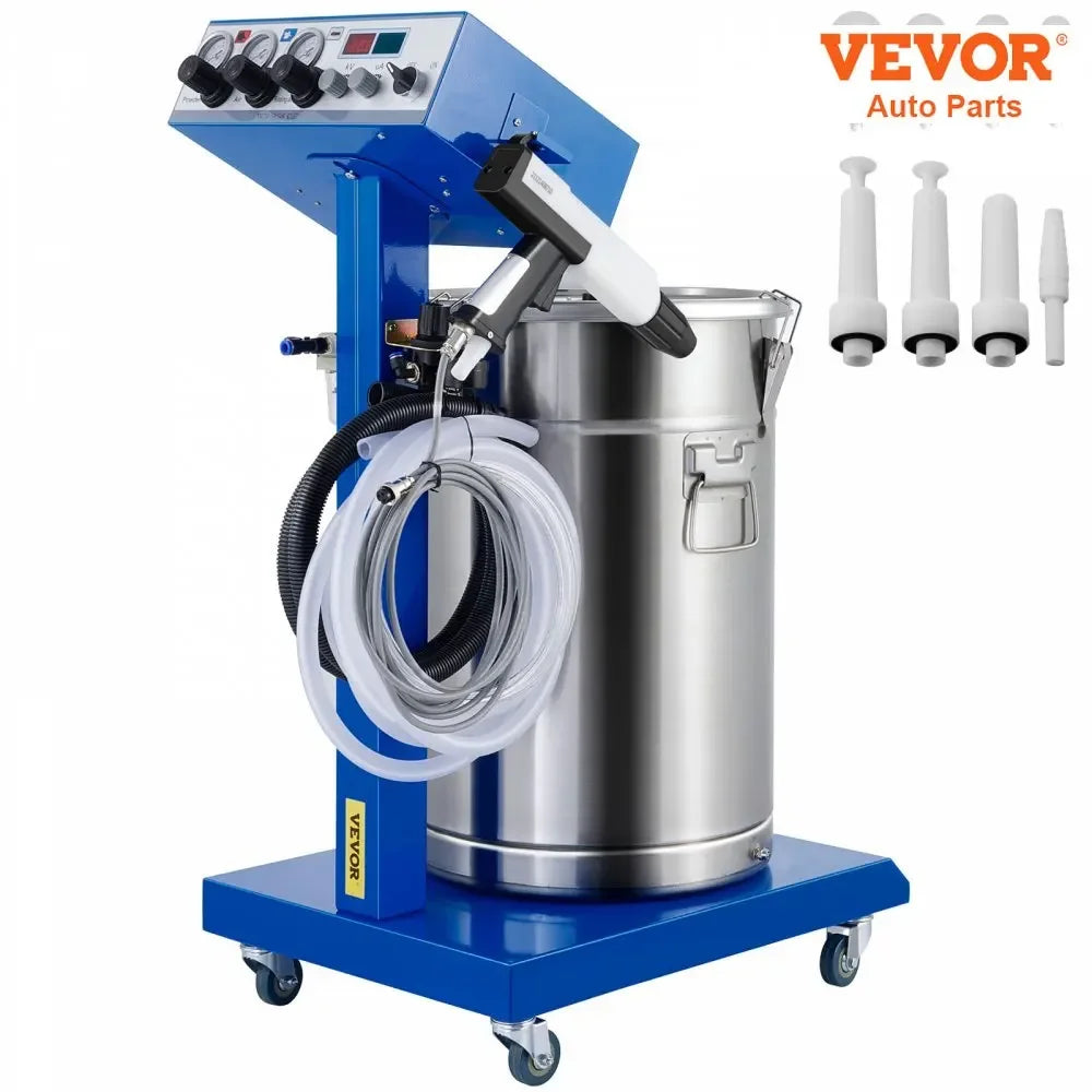 Electrostatic Powder Coating Machine Spraying Gun Paint 450g/min WX-958 Spray Powder Coating Machine 50W 45L