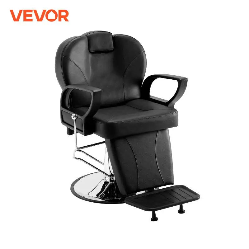 Salon Chair Hydraulic Recliner Barber Chair for Hair Stylist 360 Degrees Swivel 90°-130° Reclining Salon Chair Spa Shampoo