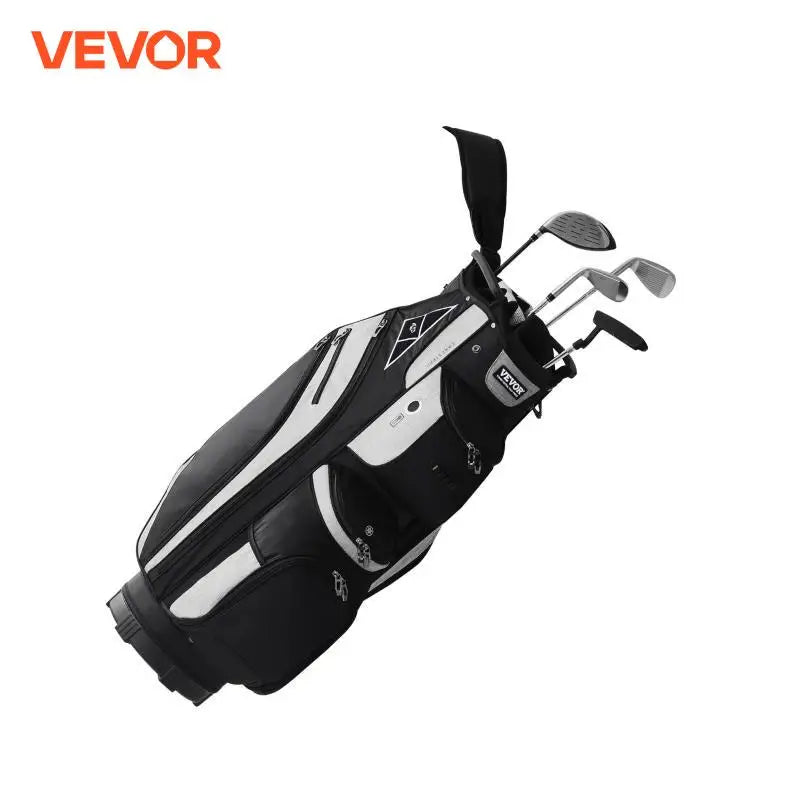 Golf Cart Bag with 14 Way Organizer Divider Top Pockets Premium Cart Bag, Durable Golf Bags with Handles&Detachable Straps