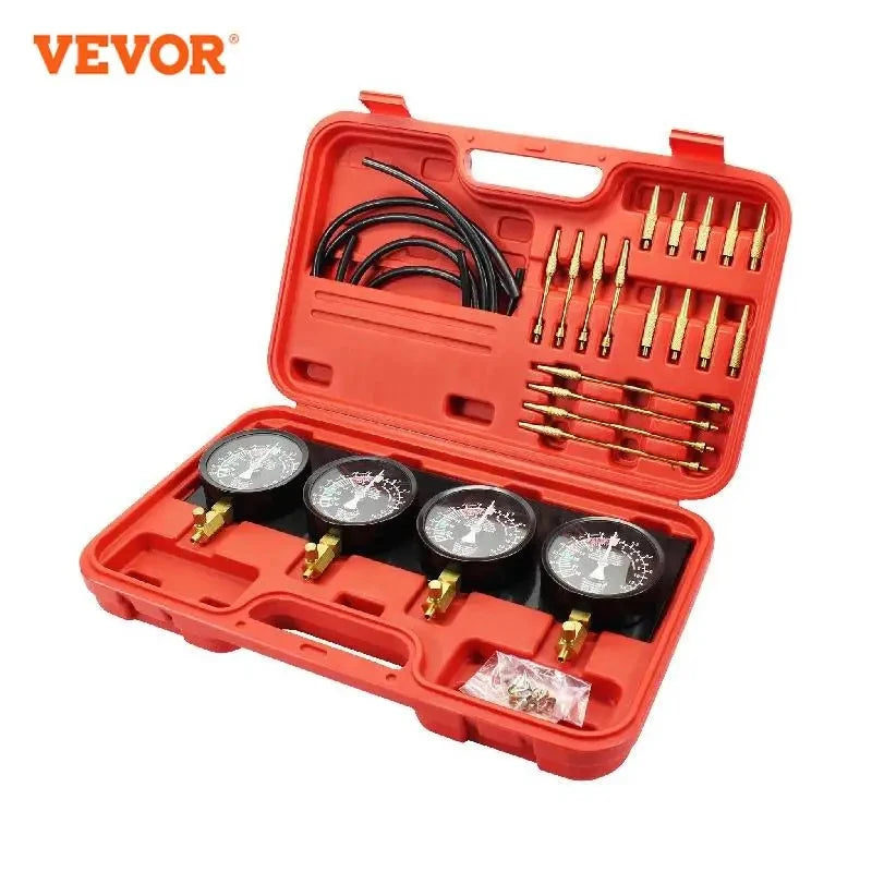 Fuel Vacuum Carburetor Synchronizer Carb Tools sync 4 Gauge Set with Rubber Hose Vacuum Balancer Meter Kit For Motorcycle