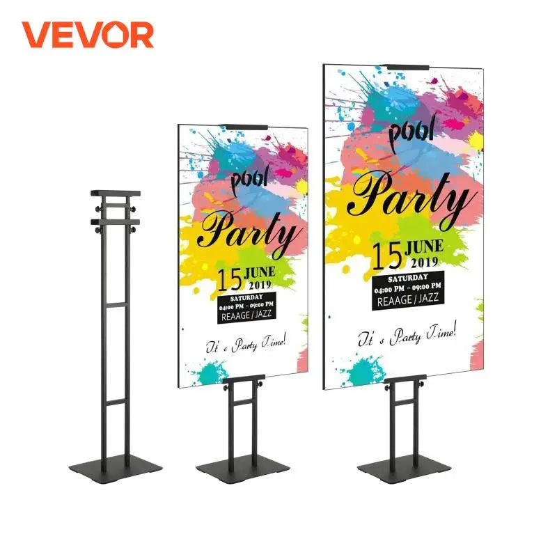 81" Poster Board Stand Double-Sided Display Easel Stand for Wedding Sign Poster Adjustable Floor Easels for Painting Arts