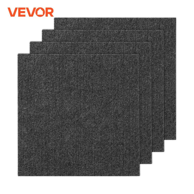 Carpet Tiles Peel & Stick Self Adhesive Carpet Floor Tile Soft Padded Carpet Tiles for Bedroom Living Room Indoor Outdoor