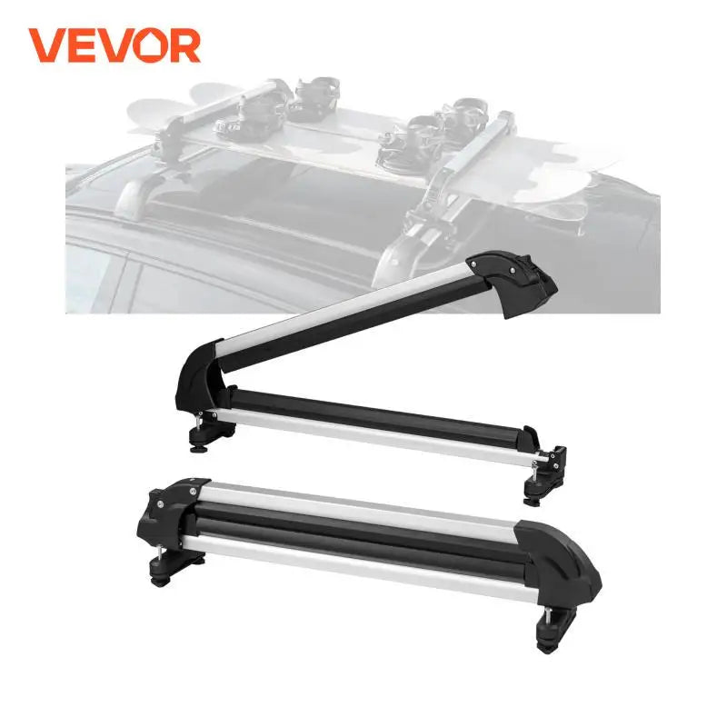 Ski and Snowboard Roof Rack 31.7-Inch Universal Ski Rack for Car Roof Fit Most Crossbars Carry up to 6 Pairs of Snowboards