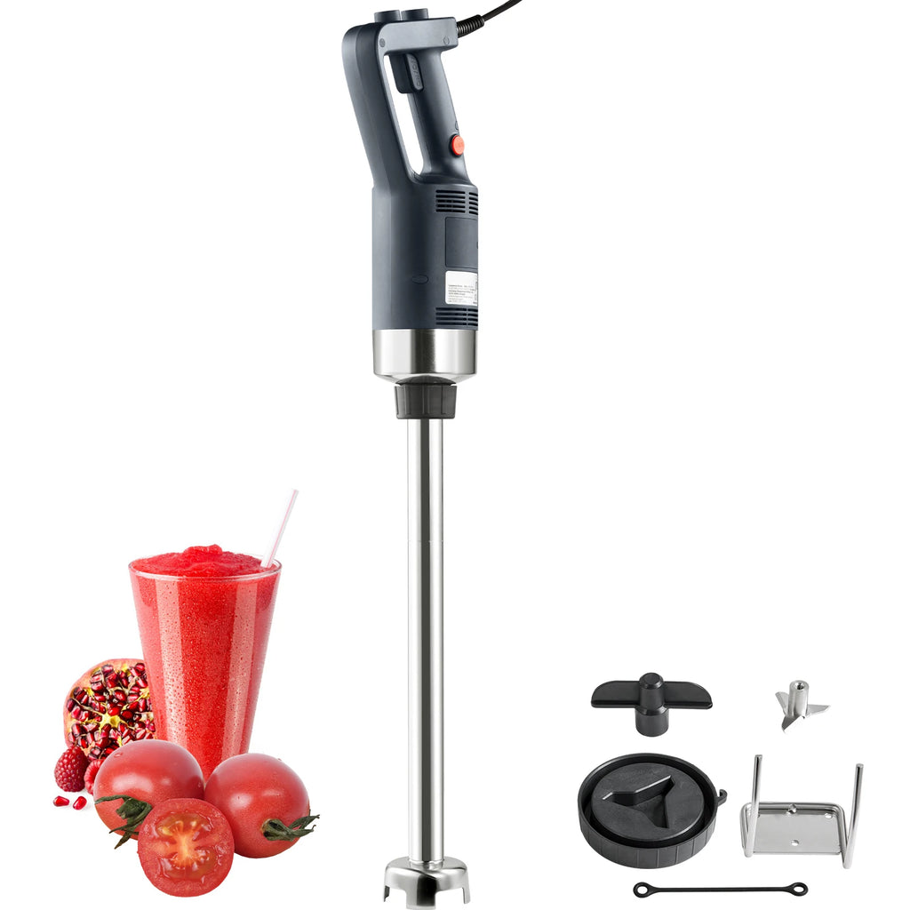Commercial Immersion Blender 500 Watt Heavy Duty Hand Mixer Variable Speed Kitchen Stick Mixer with 304 Stainless Steel
