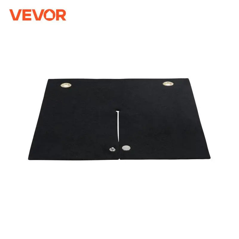 Welding Blanket Carbon Fiber Heat Shield Mat Flame Protector Plumbing Hole Propane Torch Soldering Pad Grommets for Copper