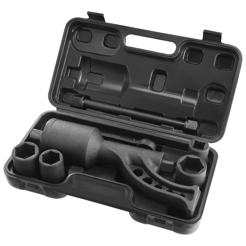 1/58 1/64 Torque Wrench Set 4/8 Socets Multiplier Drive Lug Nut Wrench/Multiplier Heavy Duty Torque Multiplier with Case