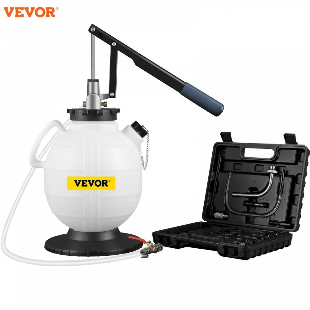 Transmission Fluid Pump ,Oil and Liquid Extractors 7.5 Liter Large Capacity, with 15 Pieces ATF Filler Adapters