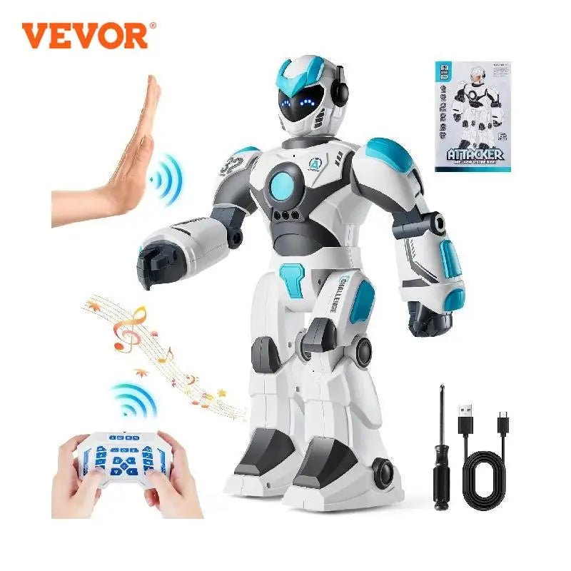 RC Robot Toys Mechanical Combat Police Early Education Intelligent Robot Electric Singing Dancing Children's Birthday Gift