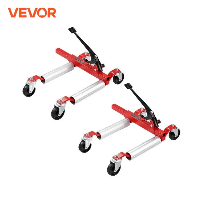 Wheel Dolly Heavy Duty Vehicle Positioning Ratchet Tire Jack Max Capacity 1500 Lbs Car Dolly for Car Auto Repair Moving
