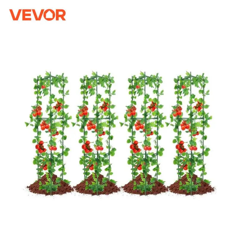 6 Packs Tomato Cages for Garden 48 in Trellis Plant Stakes Suppor for Raised Garden Bed Vegetables Flowers Climbing Plants