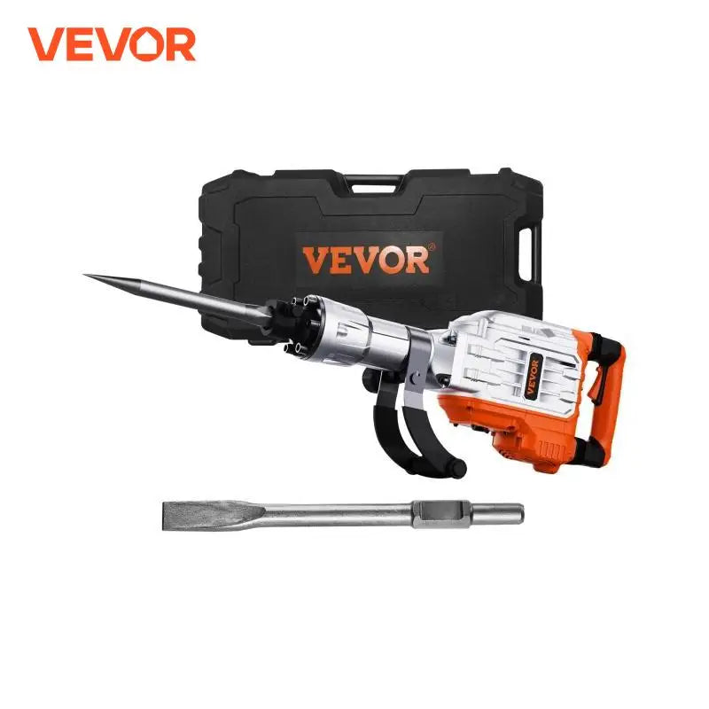 Demolition Jack Hammer 1500W/2200W/3500W Jack Hammer Concrete Breaker Heavy Duty Electric Jack Hammer 2/4pcs Chisel