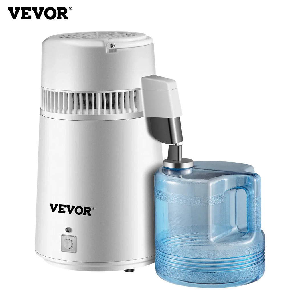 4L Water Distiller Purifier Filter Dispenser Heating Drinking Bottle Softener 304 Stainless Steel Home Appliance