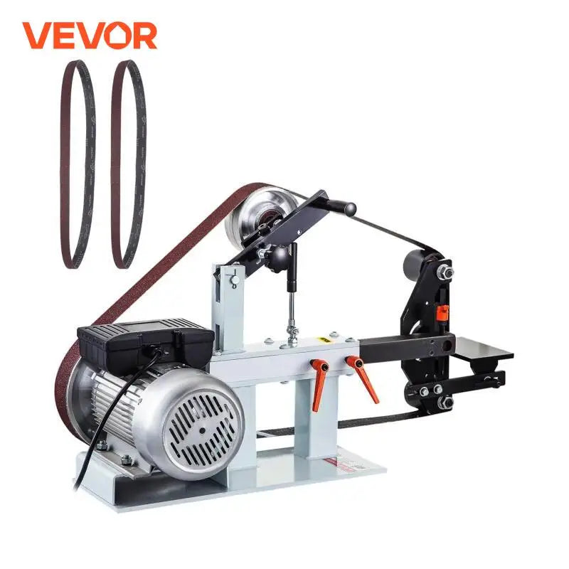 1.5KW Belt Grinder Machine 2 x 82in Variable/Constant Speed 3 Mode Electric Belt Sander for Tool Polishing Knife Making