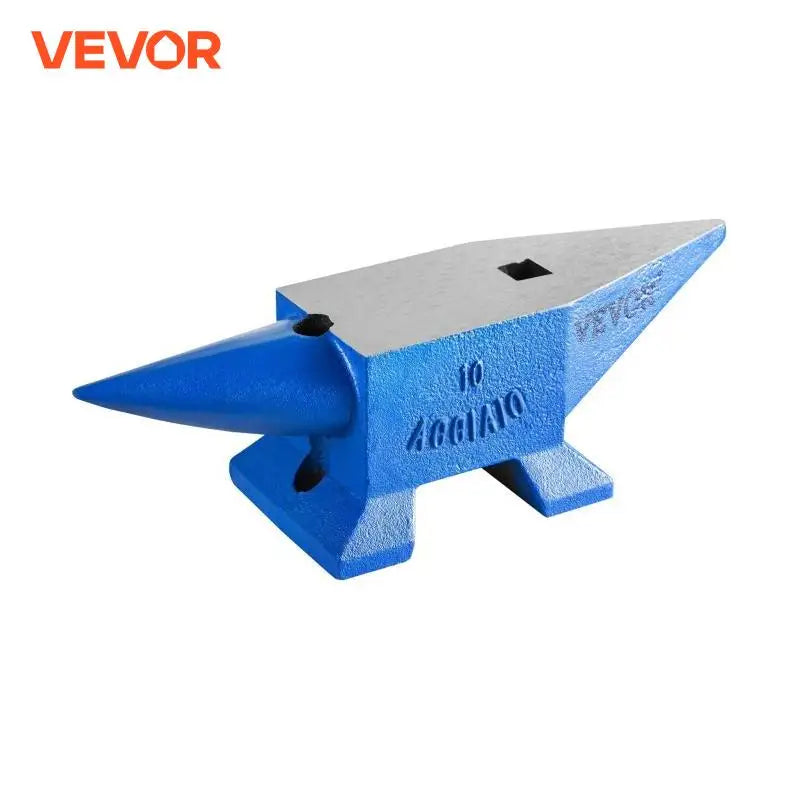 Single Round Horn Anvil Cast Steel Block Blacksmith Bench Tool 10-60KG Jewelery Making Manual Equipment for Metalsmiths