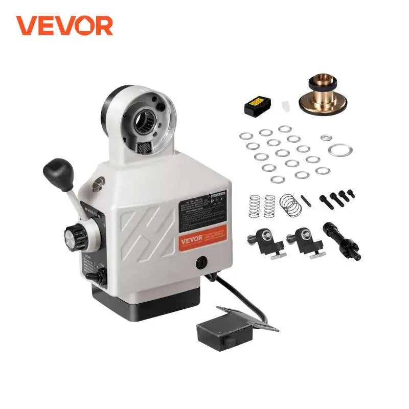 Z-Axis Power Feed for Milling Machine 450 in-lb Torque 0-200RPM Adjustable Rotate Speed 120V Power Table Feed Mill Feeder