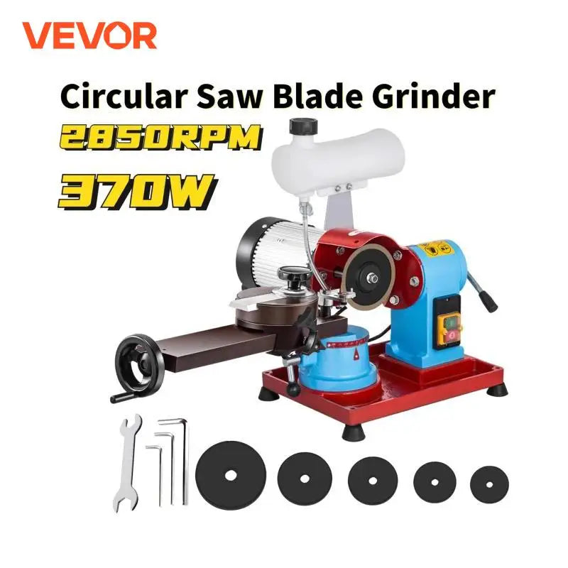 370W Blade Sharpener Rotary Angle Water Injection Grinder TCT Saw Blades Polishing Machine Carbide Tips Sharpening Tool