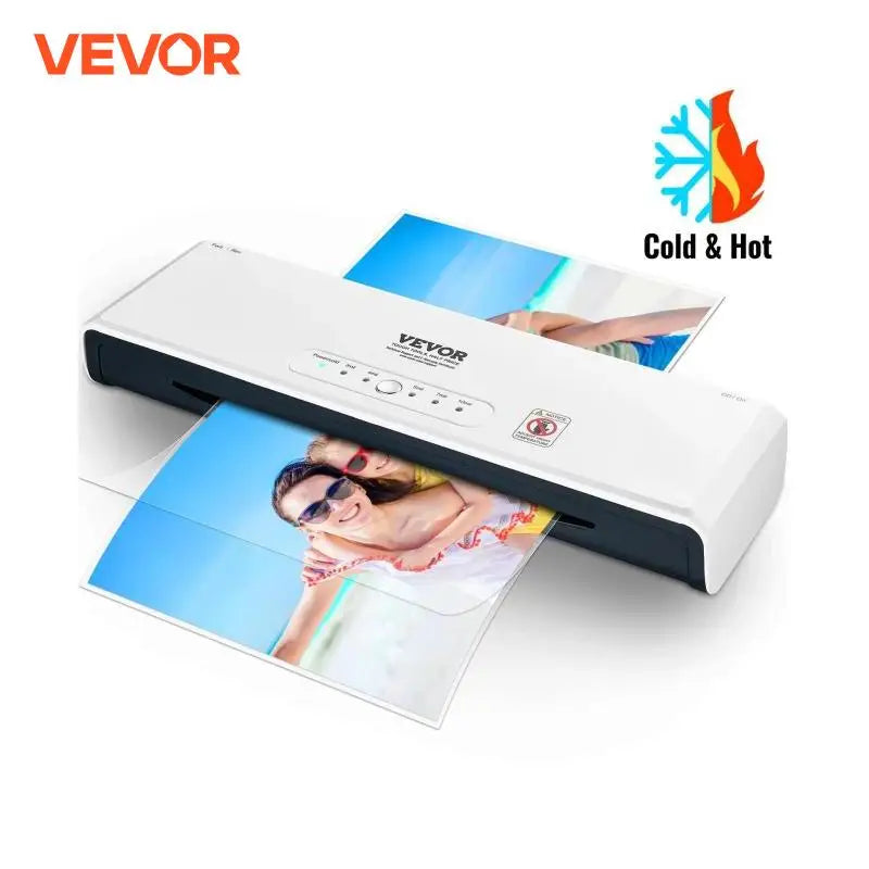 13-inch Laminating Machine 4 Rollers Hot & Cold Thermal Laminator Quick Warm-up Laminating Machine for Home Office School