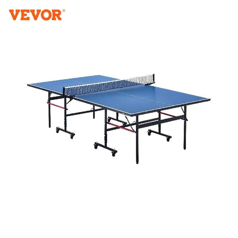 Ping Pong Table, Professional Table Tennis Game, Indoor MDF Portable Table Tennis Table, Foldable Ping Pong Table with Net