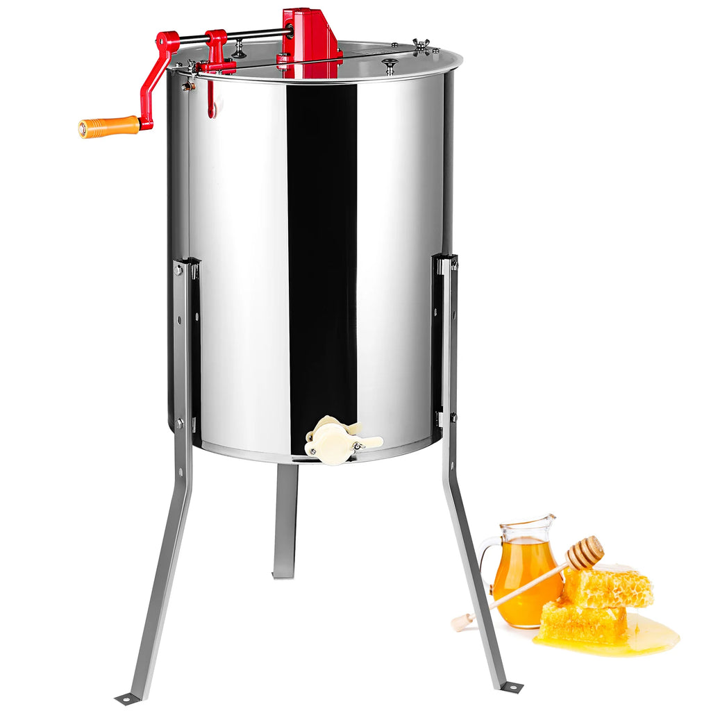 Manual Honey Extractor 4/8 2/4 Frame Stainless Steel Honeycomb Spinner Crank Honey Centrifuge Beekeeping Equipment