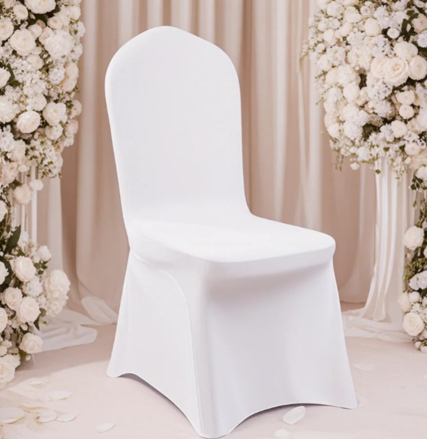 Stretch Spandex Chair Covers, Universal Washable Slipcovers for Weddings Parties Events50-150 Pack Fitted Protective Cover