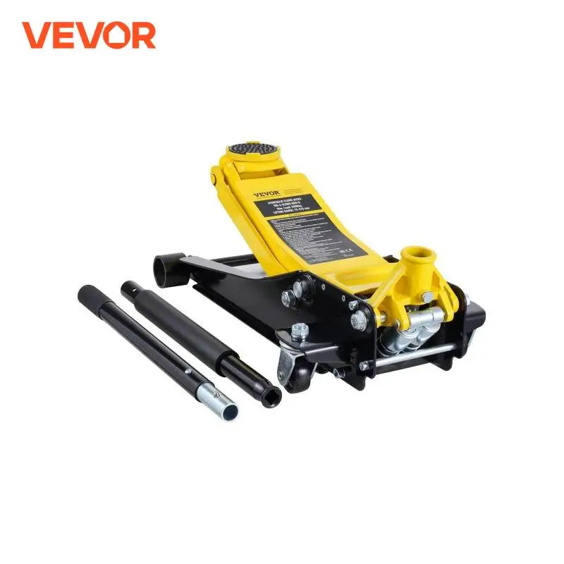 2 Ton Low Profile Floor Jack Heavy Duty Iron Hydraulic Racing Floor Jack, Hydraulic Car Jack, Dual Piston Quick Lift Pump