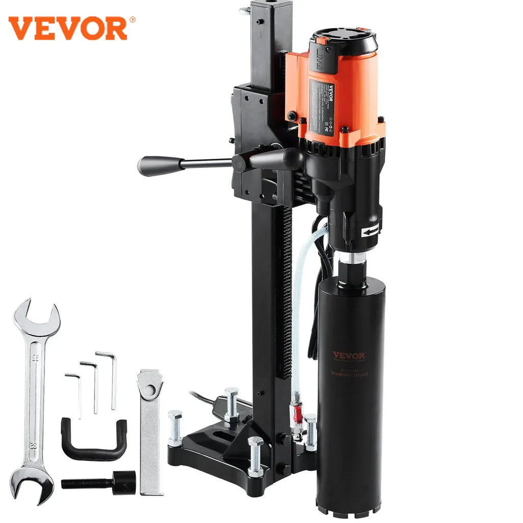 3200W 750RPM Wet/Dry Diamond Core Drill Machine Concrete Core Drill Rig Stand Industrial Wet Electric Core Drilling Machin