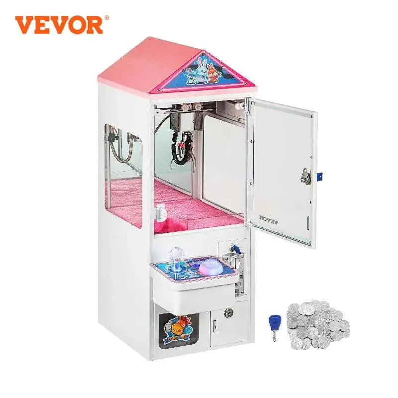 Mini Claw Crane Machine 150W Electronic Claw With LED Lights Candy Plush Toy Grabber Anti-rust Shake-proof Diversified Use