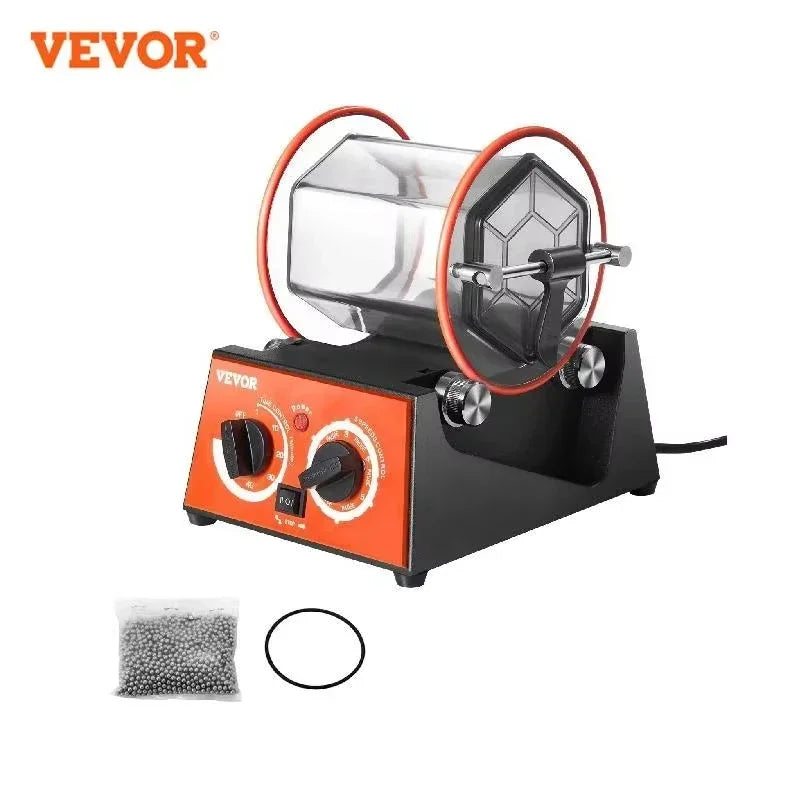 Rotary Tumbler 3kg 5kg Surface Polisher Jewelry Drum Polishing Machine Gem DIY Mini-Tumbler Finishing Tools