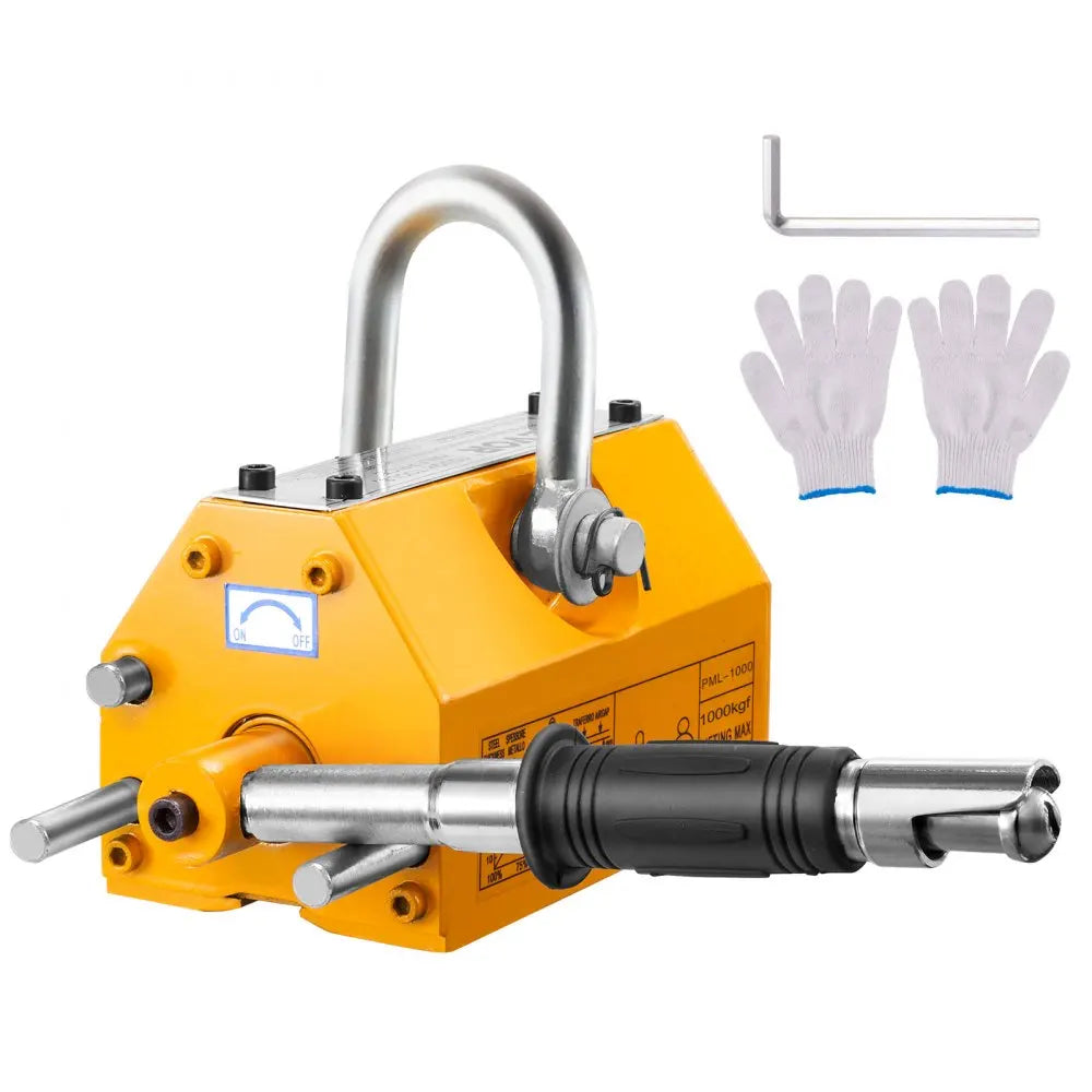 Magnetic Lifter 100-2000kg Lifting Magnet with Release Permanent Lift Magnets Heavy Duty Magnet for Hoist Shop Crane Block