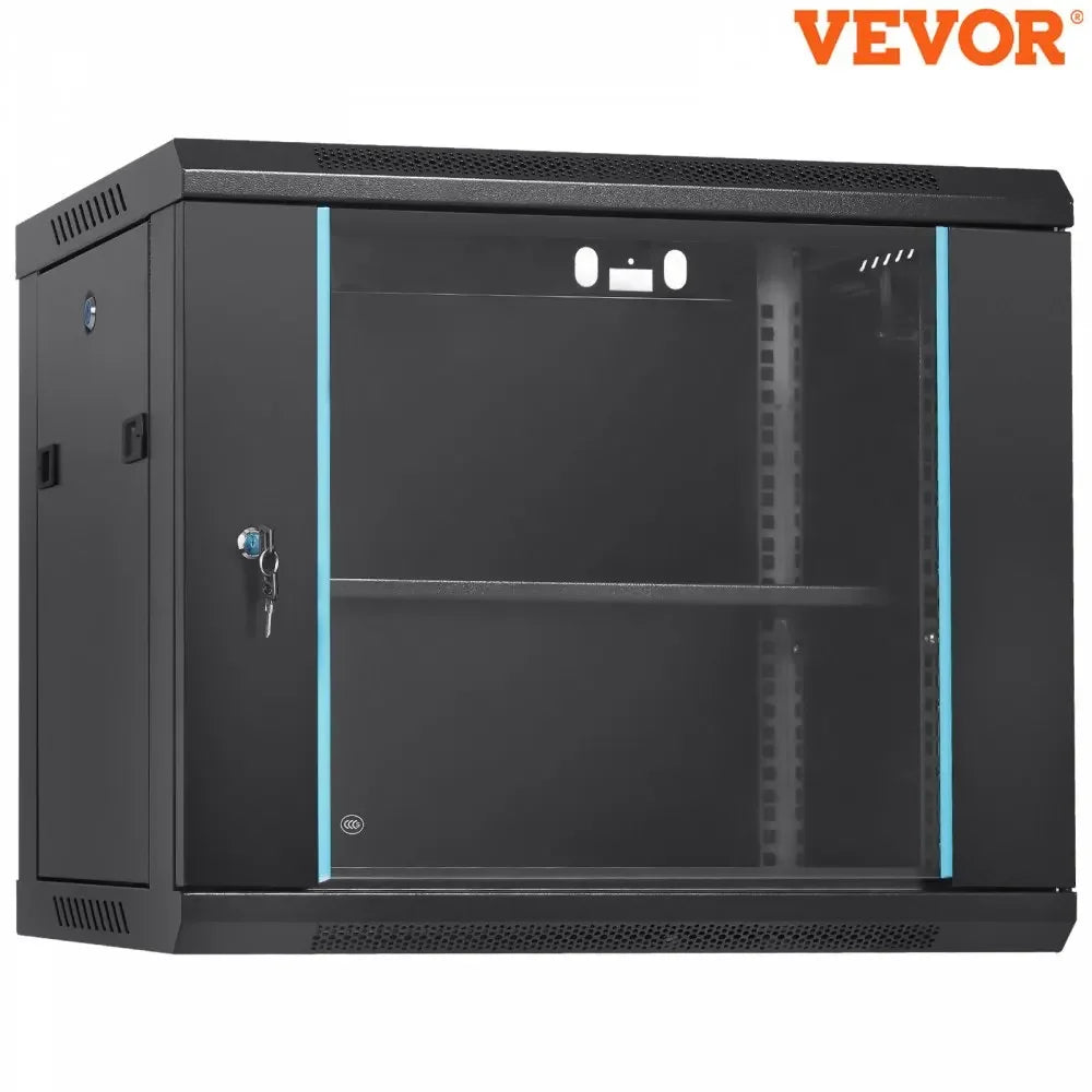 Multifunctional Network Server Cabinet 9U/6U/12U Floor Standing/Wall Mounted Server Enclosure for Microdata Center Office