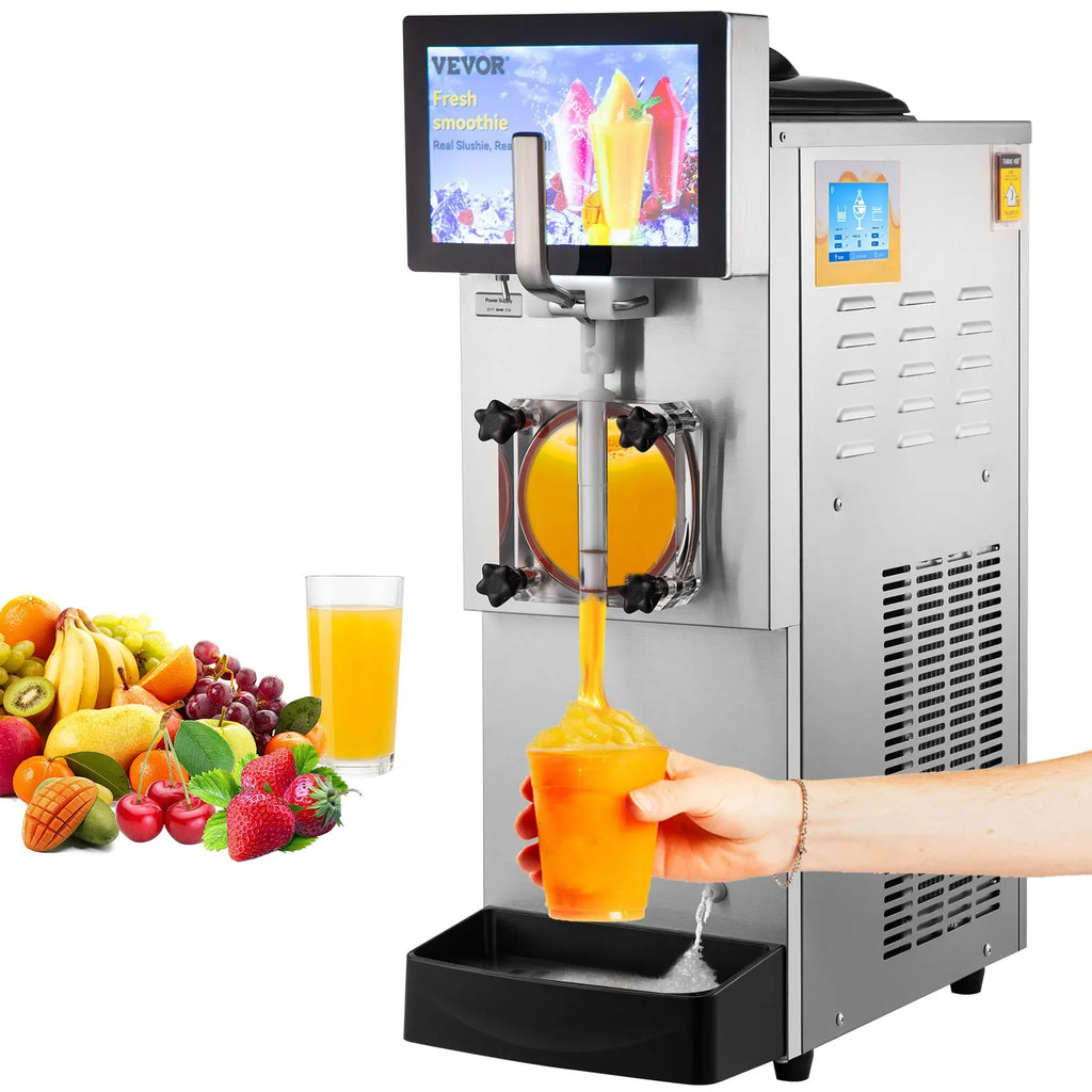 Commercial Slushy Machine,8L / 2.1 Gal Margarita Smoothie Frozen Drink Maker,Slushie Machine for Party Cafes Restaurants