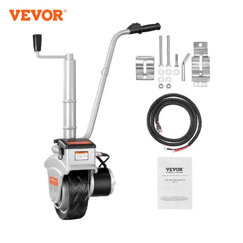 Electric Trailer Dolly 5000lbs Towing Capacity 350W 12V Trailer Jockey Wheel with 22 ft/min Moving Speed for Trailer Boat