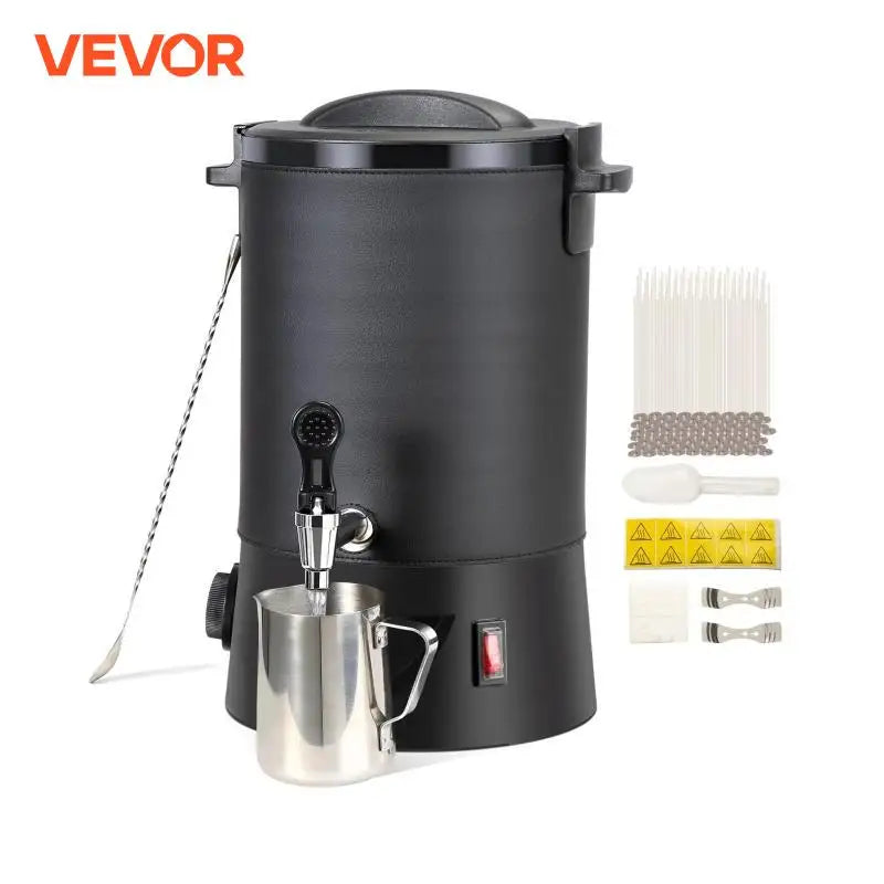 6.5L 10L Wax Melter for Candle Making Large Electric Wax Melting Pot Easy Pour Spout 9-Level Temperature Control