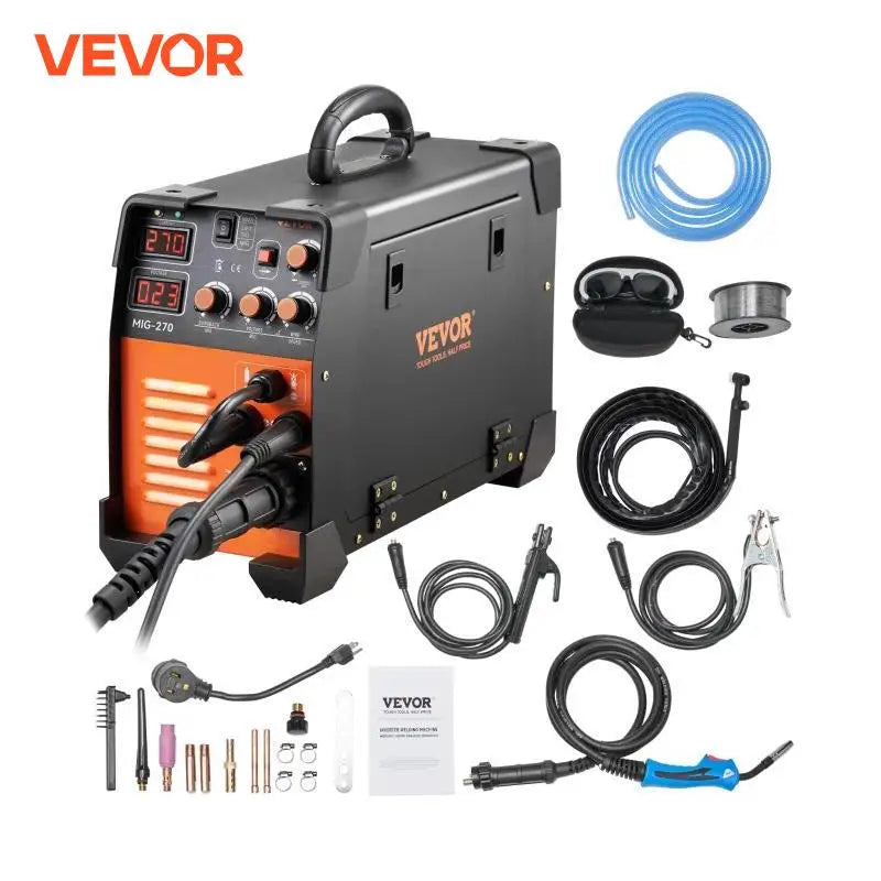 MIG Welder 3in1 Welding Machine 270 Amp MIG TIG Arc Welder Lift ARC Welder Digital Display Combo Inverter Welding Machine