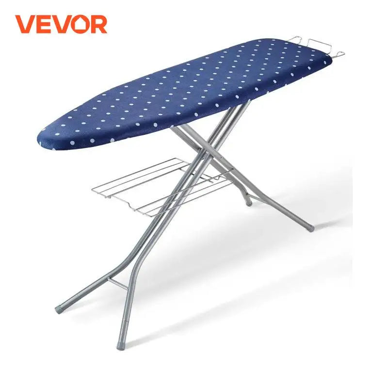 Full Size Ironing Boards 4/3 Layers Heat Resistand Structure Height Adjustable&Foldable Legs W/ Removable&Washable Cover