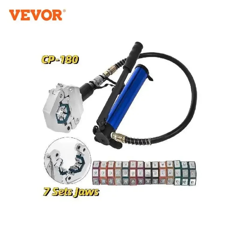 Hydraulic Hose Crimper 71500 Separable Hydra-Krimp with Aluminum Pump Handheld Air Condtioning Repair Crimping Tool Set