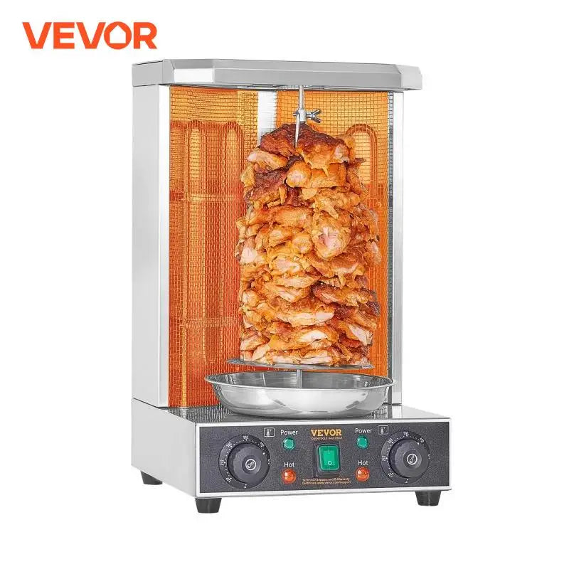 Shawarma Grill Machine, 13lbs  Chicken Shawarma Cooker Machine Electric Vertical Broiler Gyro Rotisserie Oven Doner Kebab